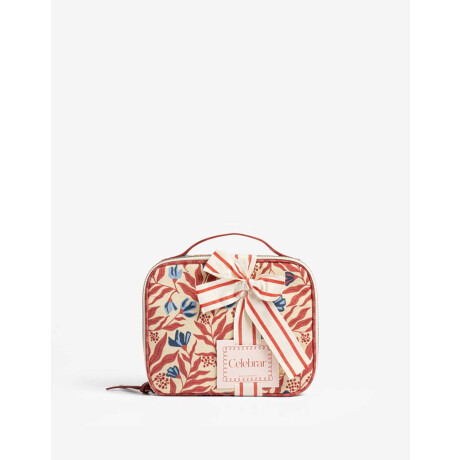 Porta Cosméticos Navidad Rojo Medio