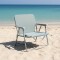 Silla Playa Plegable Portátil Con Correa Reforzada GRIS CLARO