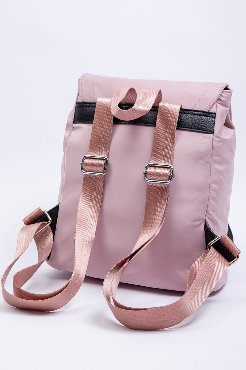 MOCHILA BUCKLE Rosa Sepia