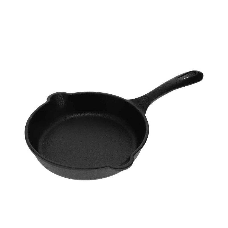 Sartén de hierro esmaltado Victoria 16,5cm Negro