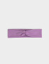 Vinchas Textiles Classic Vincha Textil Con Frunces - Violeta Lila