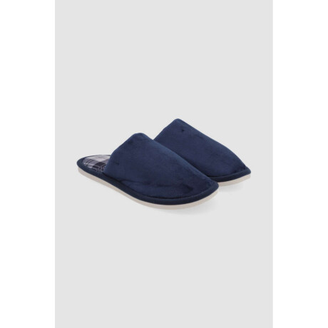 Pantufla escoces 24 Azul