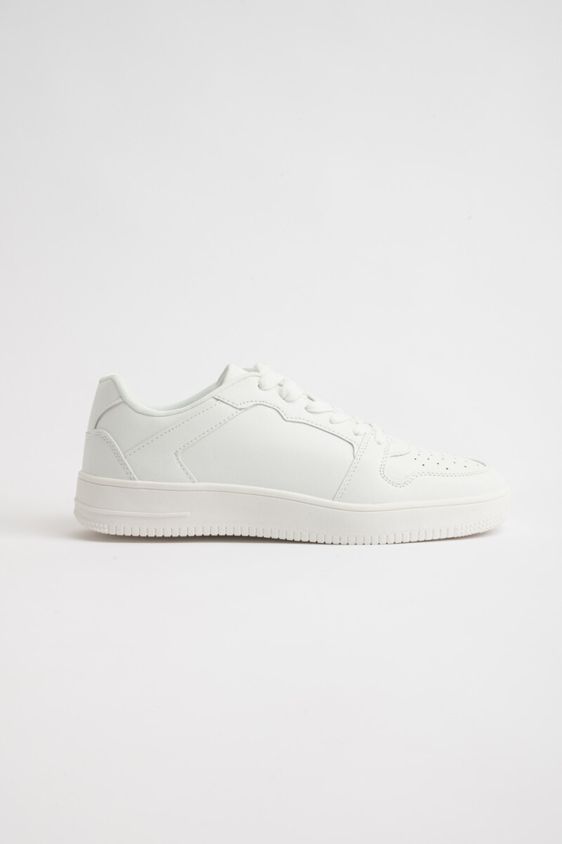 Zapatilla acordonada Blanca