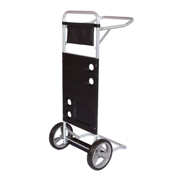 CARRITO DE PLAYA NEGRO ALUMINIO NEGRO