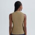 CAMISETA REGATA FEM MARRÓN MEDIO