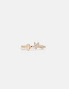 Anillos Chicos Strass Anillo Con Dijes Marinos - Dorado