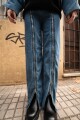 Jeans Cierre Azul