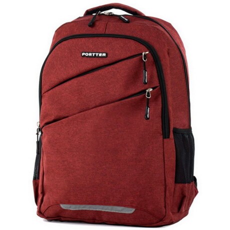 Mochila Urbana Arye San Antonio Varias Reparticiones 35 lts Rojo