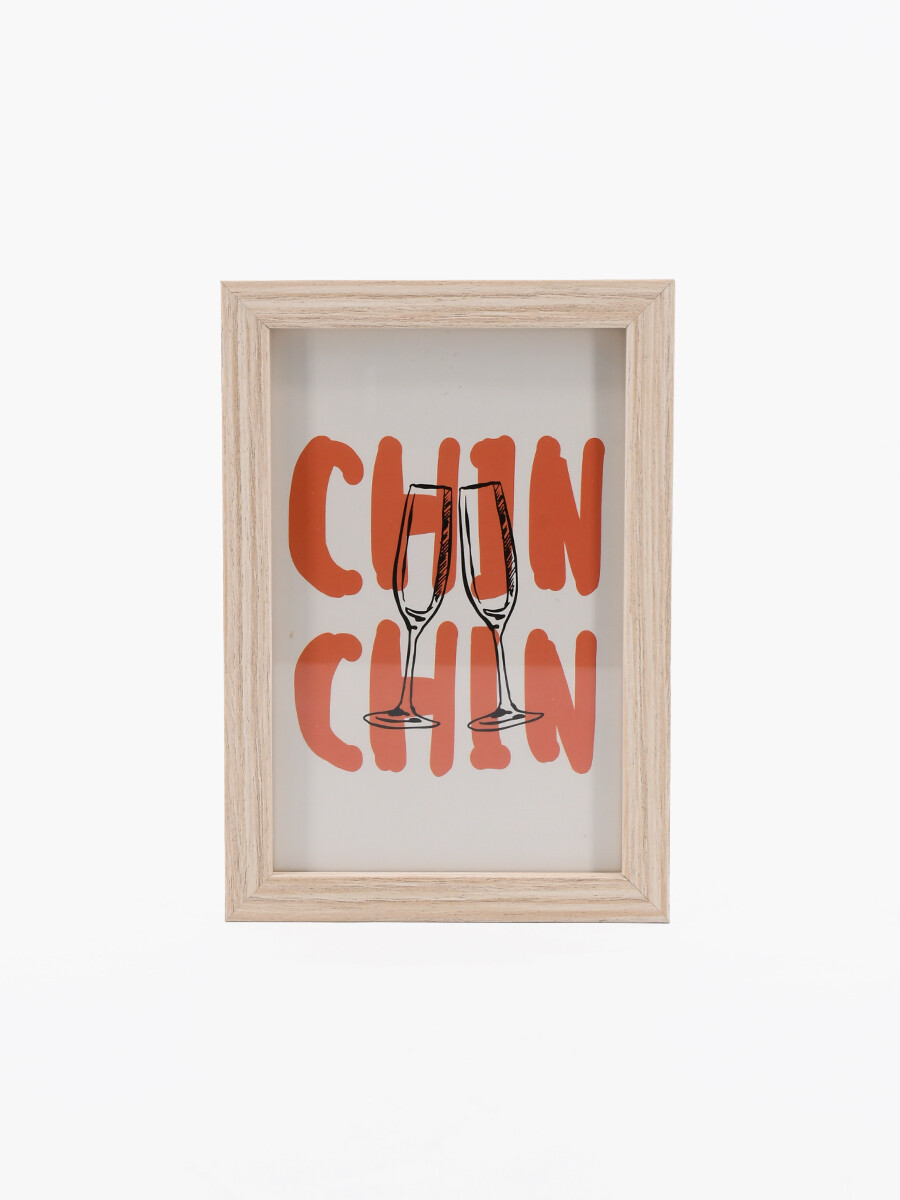 CUADRO CHIN CHIN - NARANJA 