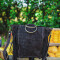 Cartera Mare Flecos Croco Chocolate
