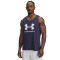 UA SPORTSTYLE LOGO TANK-BLU BLU-403