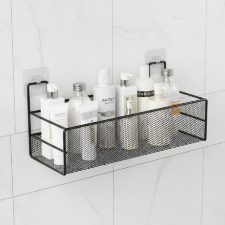 Estante colgante adhesivo G NEGRO