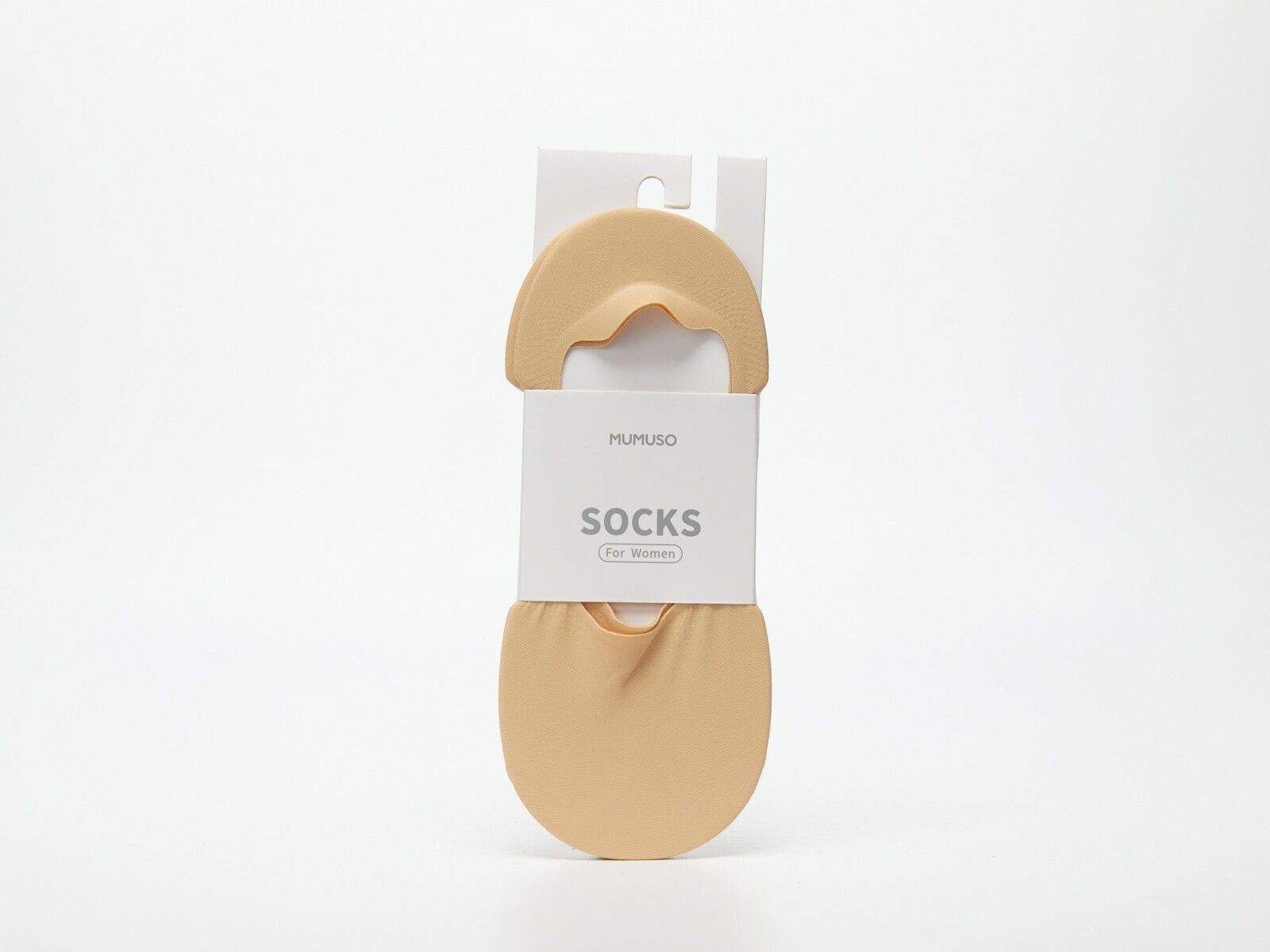 CALCETINES INVISIBLES PARA MUJER (2 PARES/COLOR PIEL) 