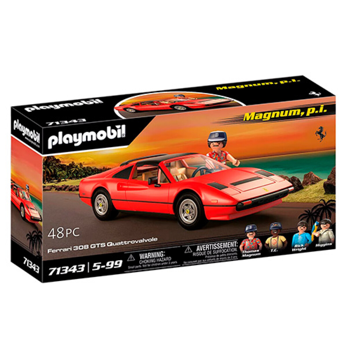 Juego Playmobil Magnum Ferrari 308 Gt - 001 