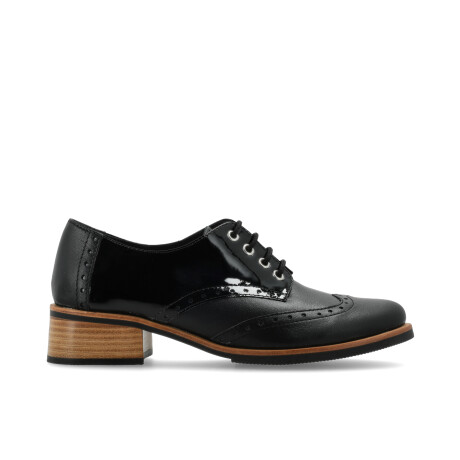 ZAPATO VENET - CUERO EBANO NEGRO