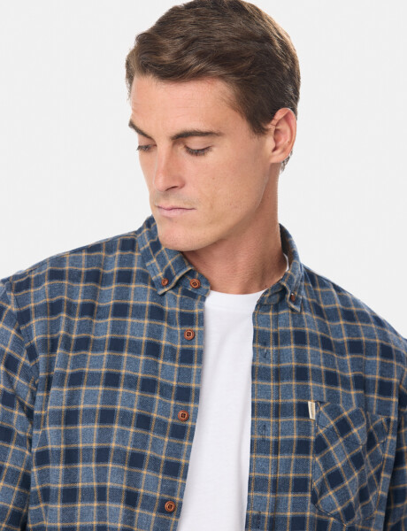CAMISA DE VIYELA Piedra