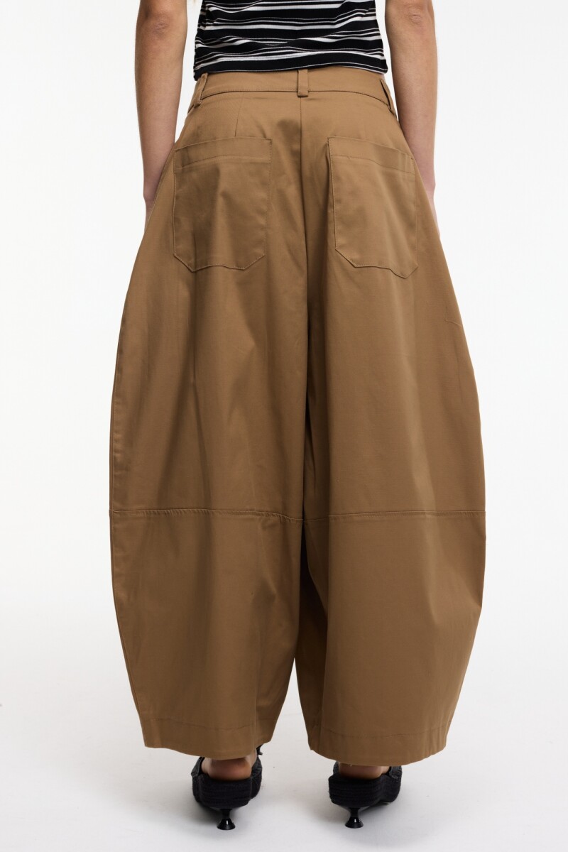 PANTALÓN ANCHO Marron