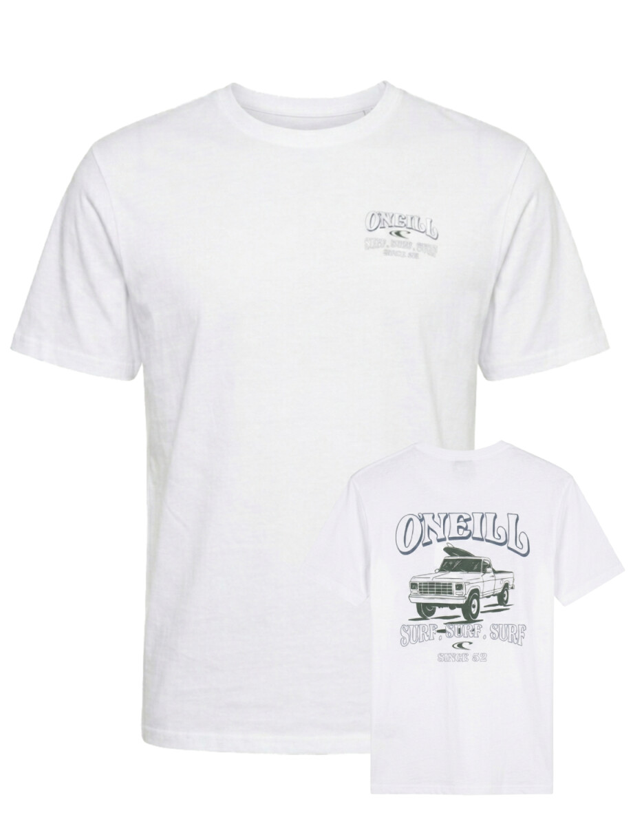 Remera O'Neill Vintage Truck - - Blanco 