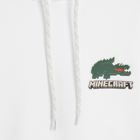 CANGURO LACOSTE X MINECRAFT White