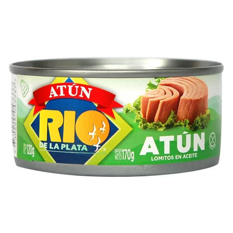 ATUN ENTERO EN ACEITE RIO DE LA PLATA 170 GR ATUN ENTERO EN ACEITE RIO DE LA PLATA 170 GR