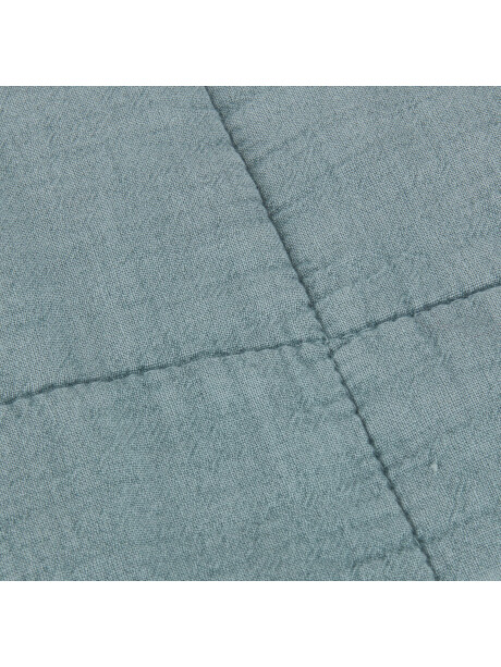 Manta throw acolchada VALMUE 130x180 azul Manta throw acolchada VALMUE 130x180 azul