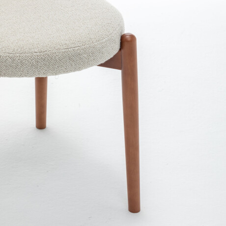 SILLA DE COMEDOR MADERA NATURAL-BEIGE MONZA