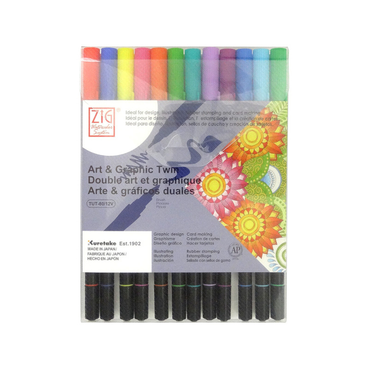 Marcadores Art & Graphic x 12 - ZIG 