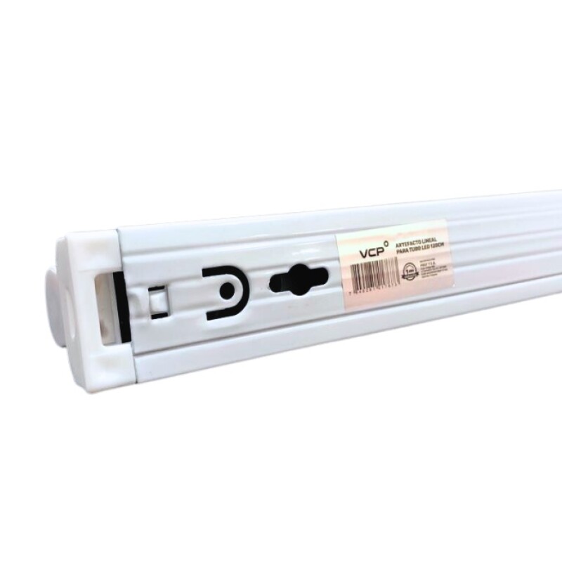 ARTEFACTO LINEAL PARA TUBO LED 120CM SIN TUBOS ARTEFACTO LINEAL PARA TUBO LED 120CM SIN TUBOS