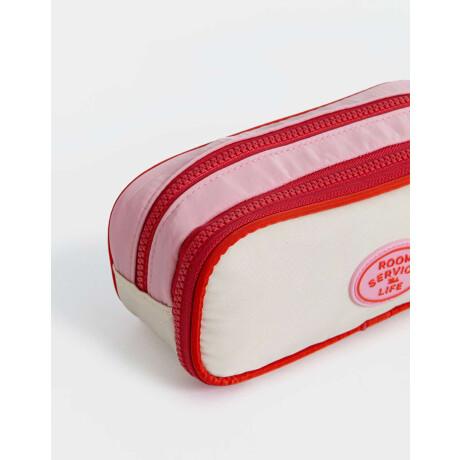 Cartuchera Estampada Rosa Claro