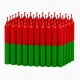 VELA N° 4 COMBINADA X50 Rojo/verde