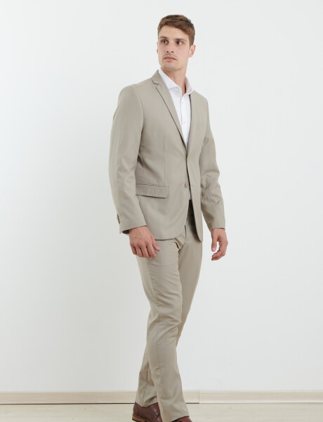 220262 TRAJE SLIM FIT HARRINGTON LABEL Tostado
