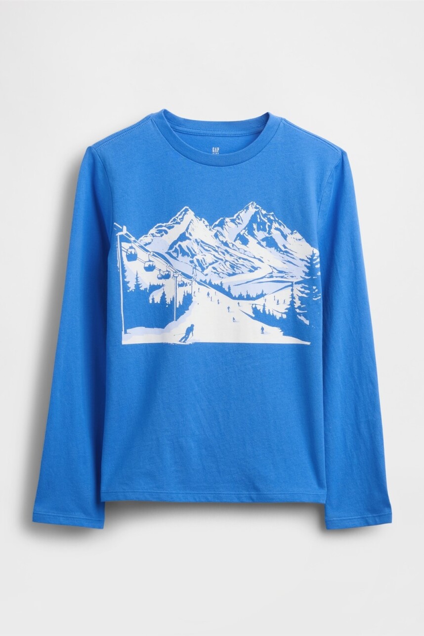 Remera Gráfico Niño Supersonic Blue 184143