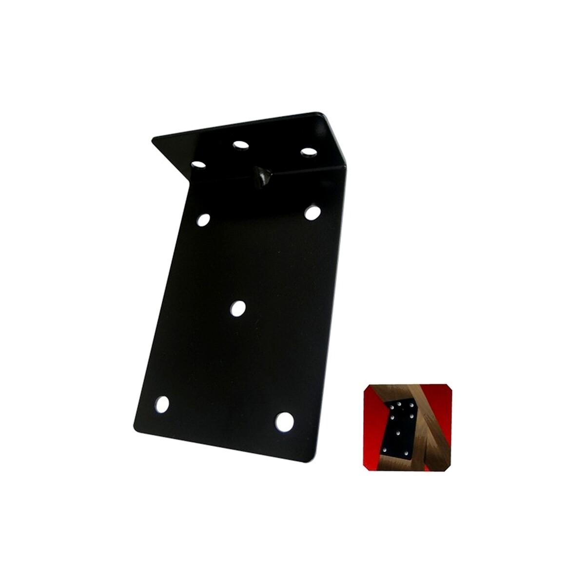 Conector negro 117x70x142mm p/tirante SC 