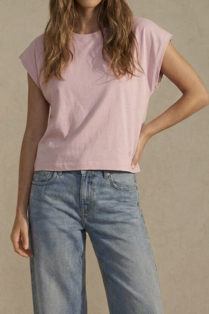 Remera Algodón Rosa