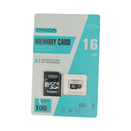 TARJETA DE MEMORIA SD 16GB CON ADAPTADOR A1 100MB/S TARJETA DE MEMORIA SD 16GB CON ADAPTADOR A1 100MB/S