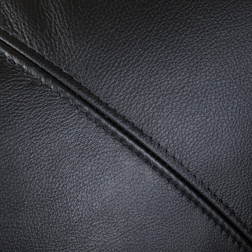 SILLÓN 2 CUERPOS CUERO NEGRO FLORENCIA