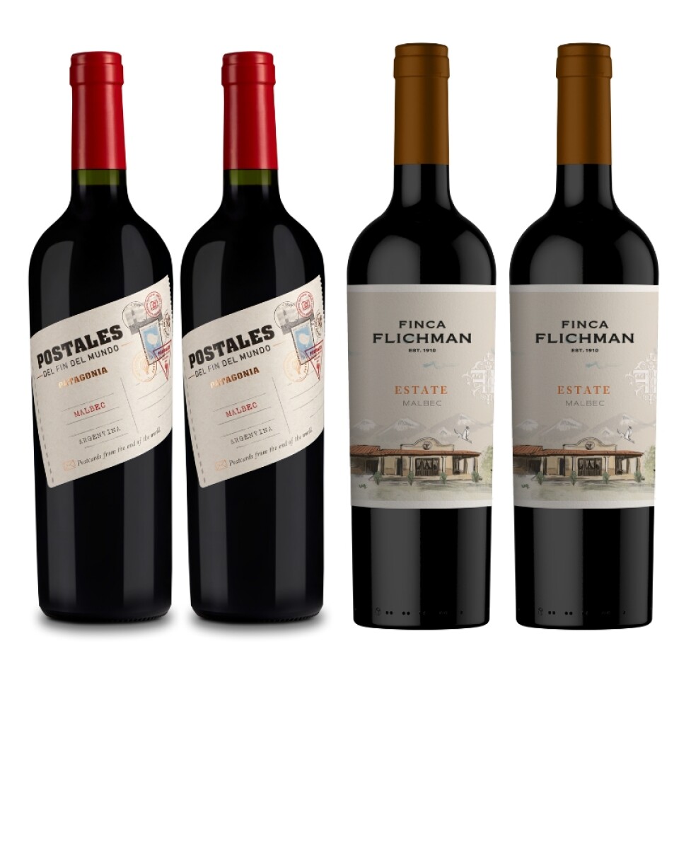 4 Malbec jóvenes 