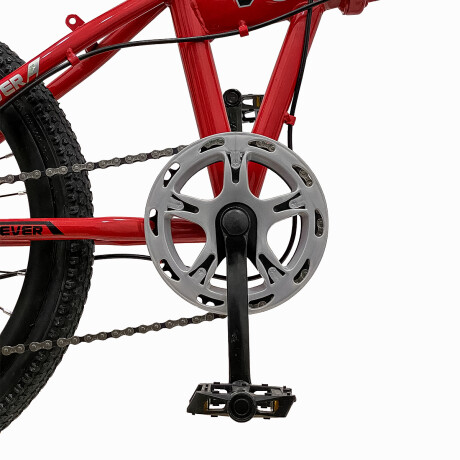 Bicicleta Montaña Plegable Rodado 20 Para Niños Rojo