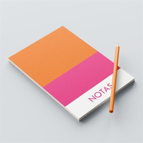 Block notas naranja y fucsia Sc