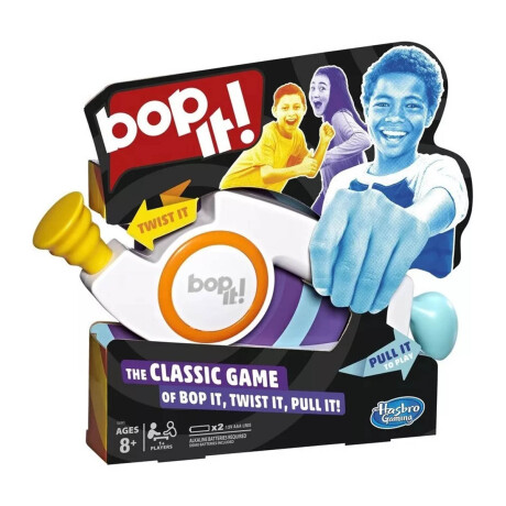 Bop It Blanco Hasbro Juego Electrónico Para Niños Bop It Blanco Hasbro Juego Electrónico Para Niños