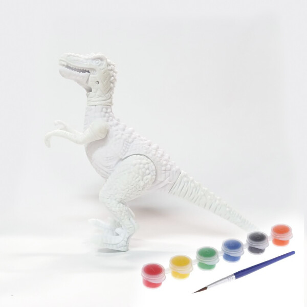 Set para pintar dinosaurio Velociraptor