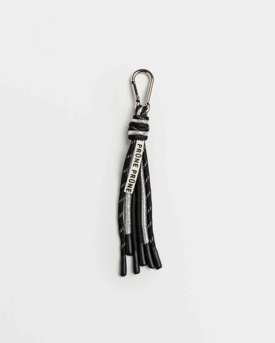 Llavero Candy En Combinación de Cordones - Negro 