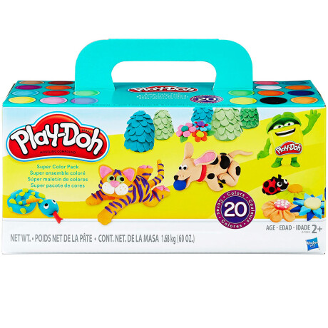 Maletín Play Doh Juego Masas Pack X20 Para Moldear Maletín Play Doh Juego Masas Pack X20 Para Moldear
