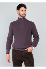 Sweater Medio Cierre Arrow BURDEOS