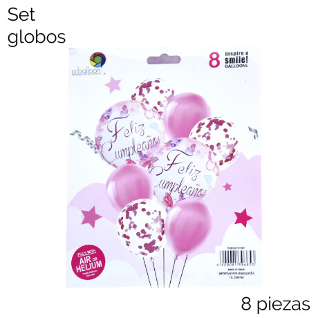 Set Globos 8 Unidades Set Globos 8 Unidades