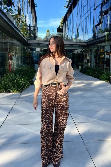 Camisa Gisele Beige