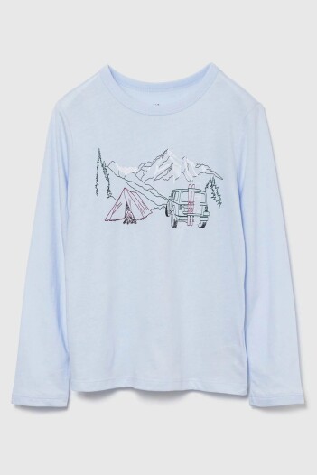 Remera Gráfico Niño Serene Blue