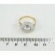 Anillo Oro 18K, platino y brillantes Anillo Oro 18K, platino y brillantes
