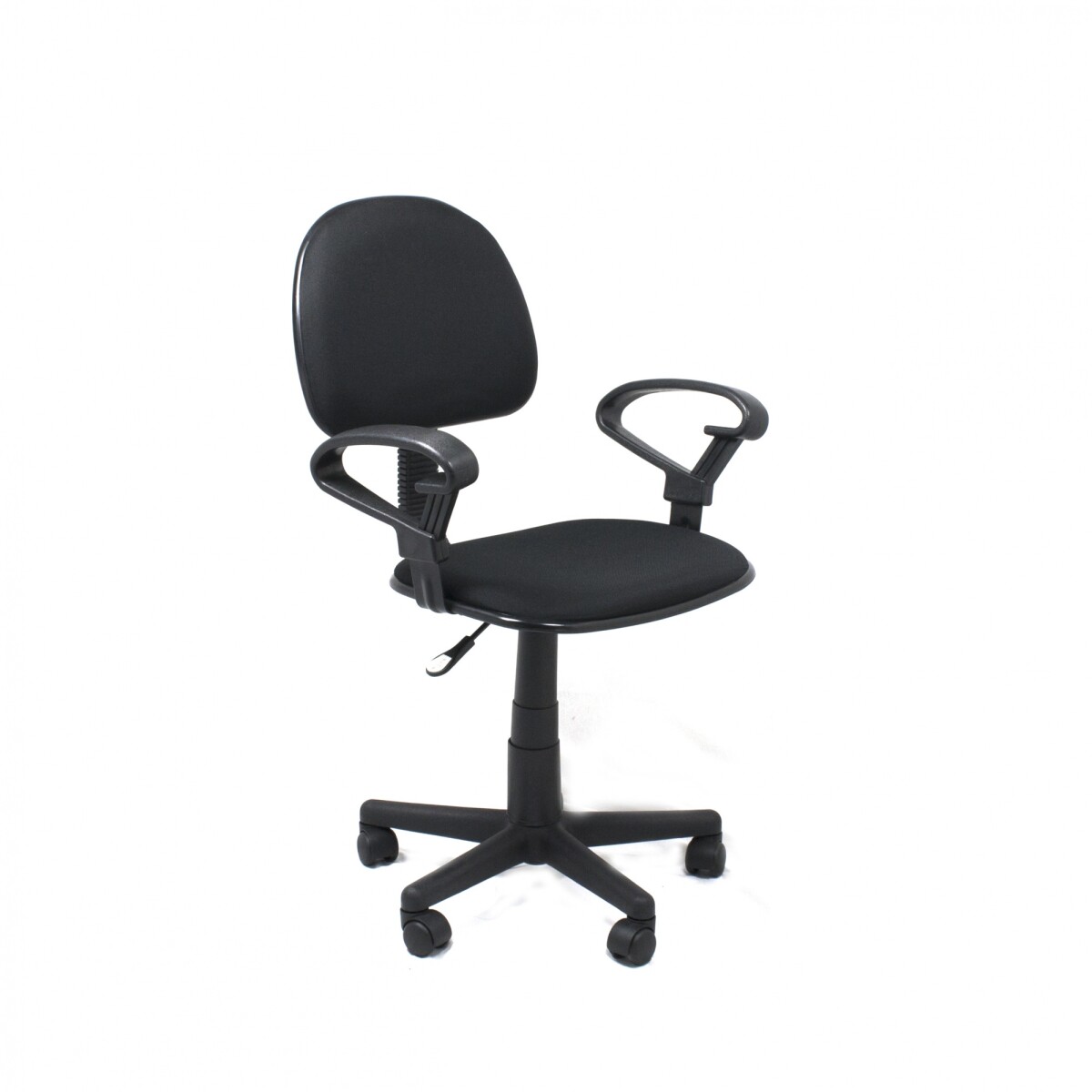 SILLA PARA ESCRITORIO CON REPOSABRAZOS,NEGRO 