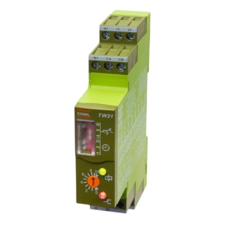 RELE TEMPORIZADOR TW21 MULTIFUNCION 1S-10H 220VCA/24VCC - COEL RELE TEMPORIZADOR TW21 MULTIFUNCION 1S-10H 220VCA/24VCC - COEL
